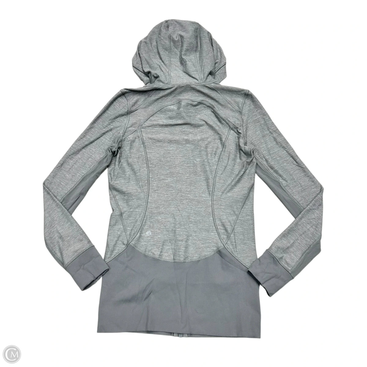 Athletic Jacket By Lululemon In Grey, Size: M