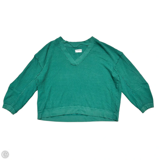 Top Long Sleeve By We The Free In Green, Size: M