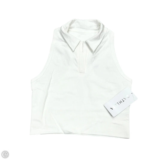 Athletic Tank Top By Athleta In White, Size: M