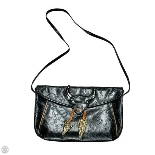 Crossbody Leather By Carlos Falchi, Size: Medium