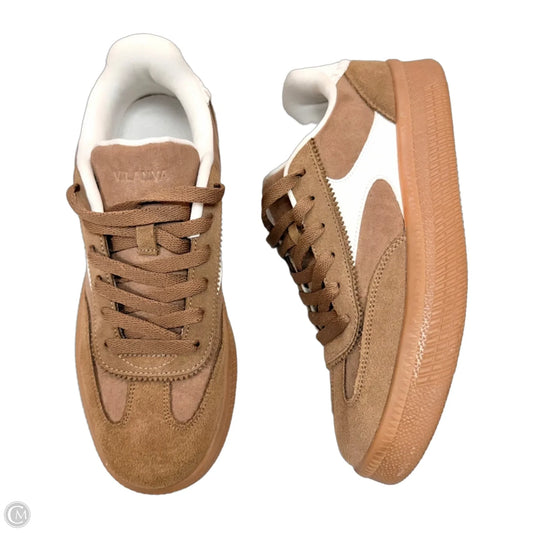 Shoes Sneakers By Vilanva In Brown, Size: 9