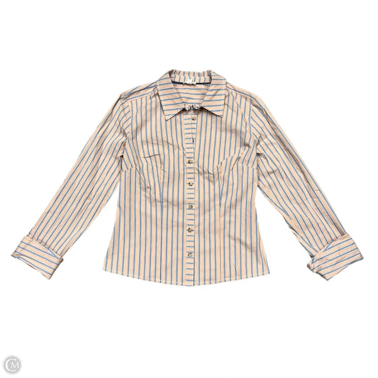 Top Long Sleeve By Pilcro In Peach, Size: S