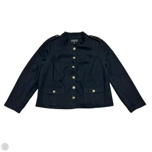 Blazer By Talbots In Black & Gold, Size: Xlp