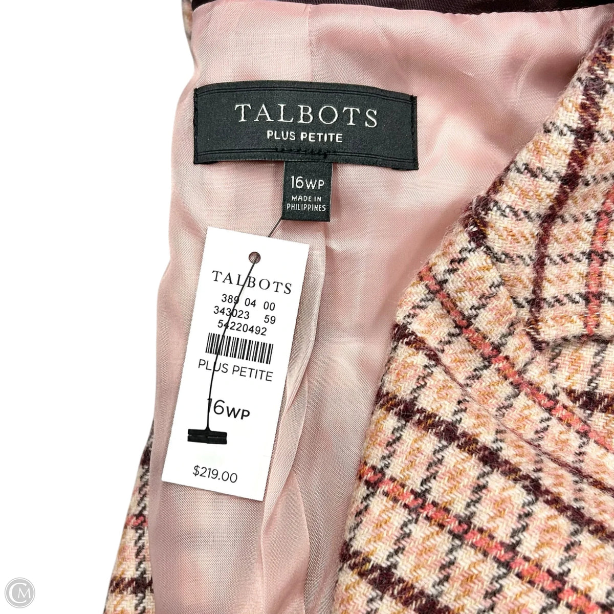 Blazer By Talbots In Mauve, Size: Xlp