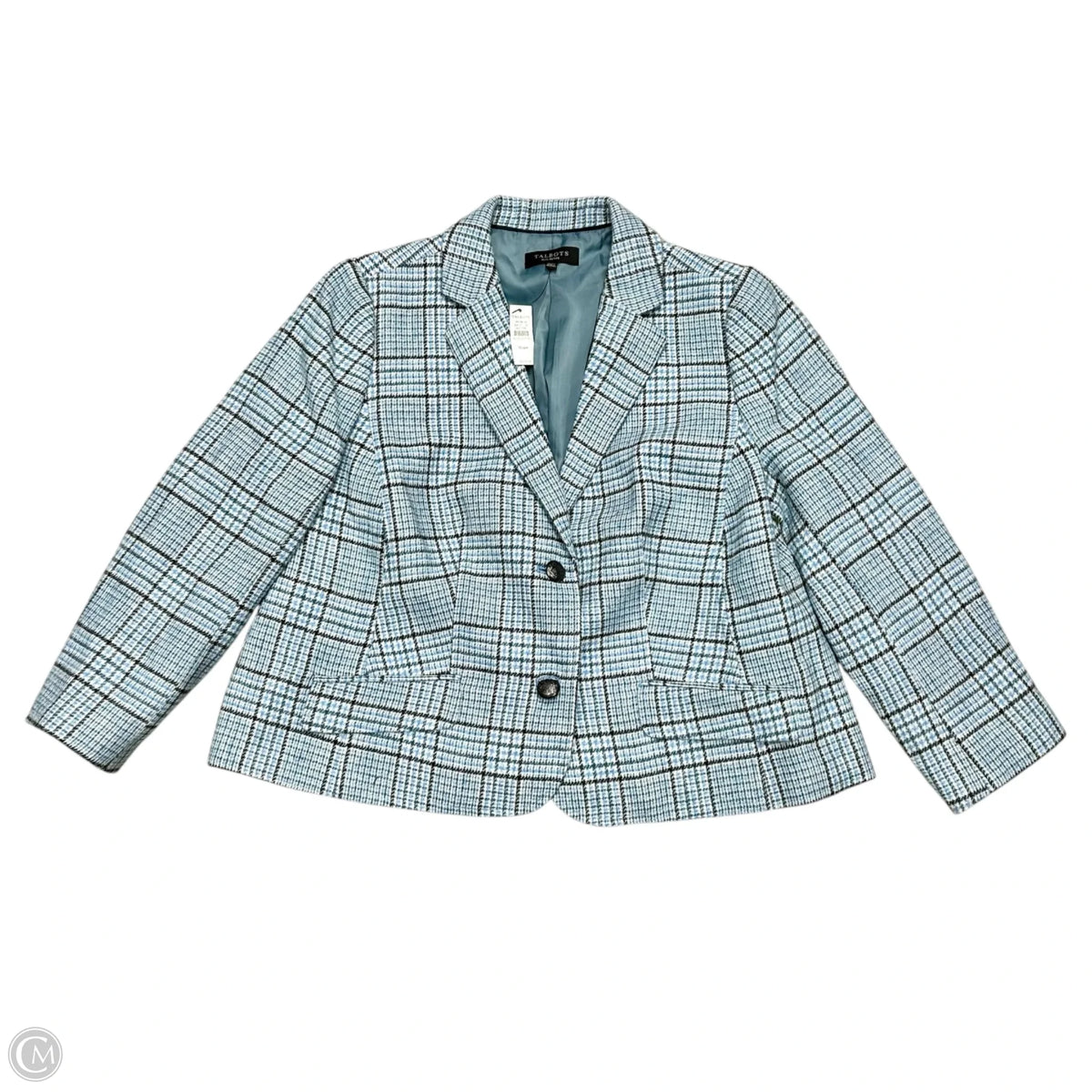 Blazer By Talbots In Blue & Brown, Size: Xlp