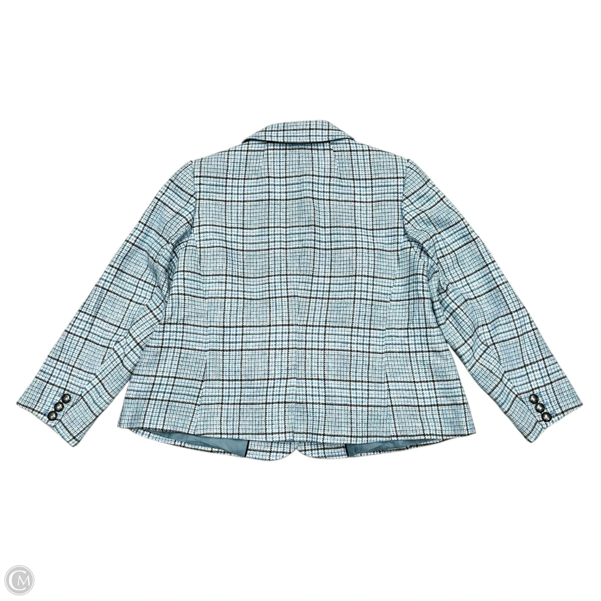 Blazer By Talbots In Blue & Brown, Size: Xlp