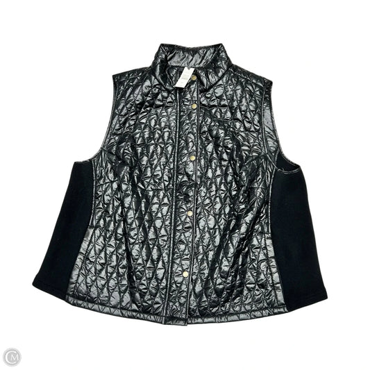 Vest Puffer & Quilted By Talbots In Black, Size: 2xp