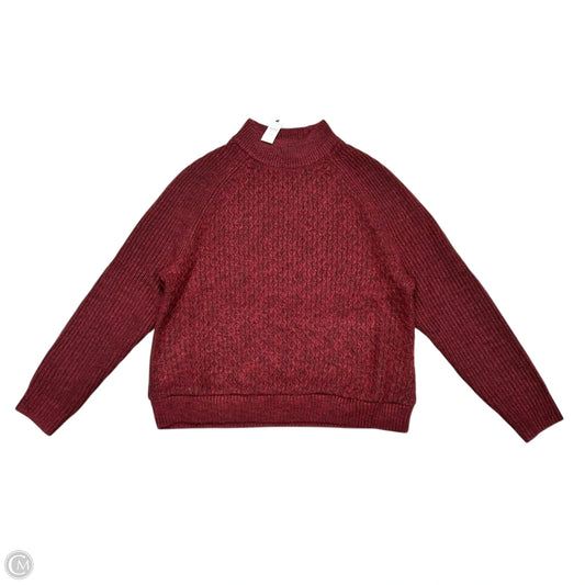 Sweater By Talbots In Maroon, Size: Xlp
