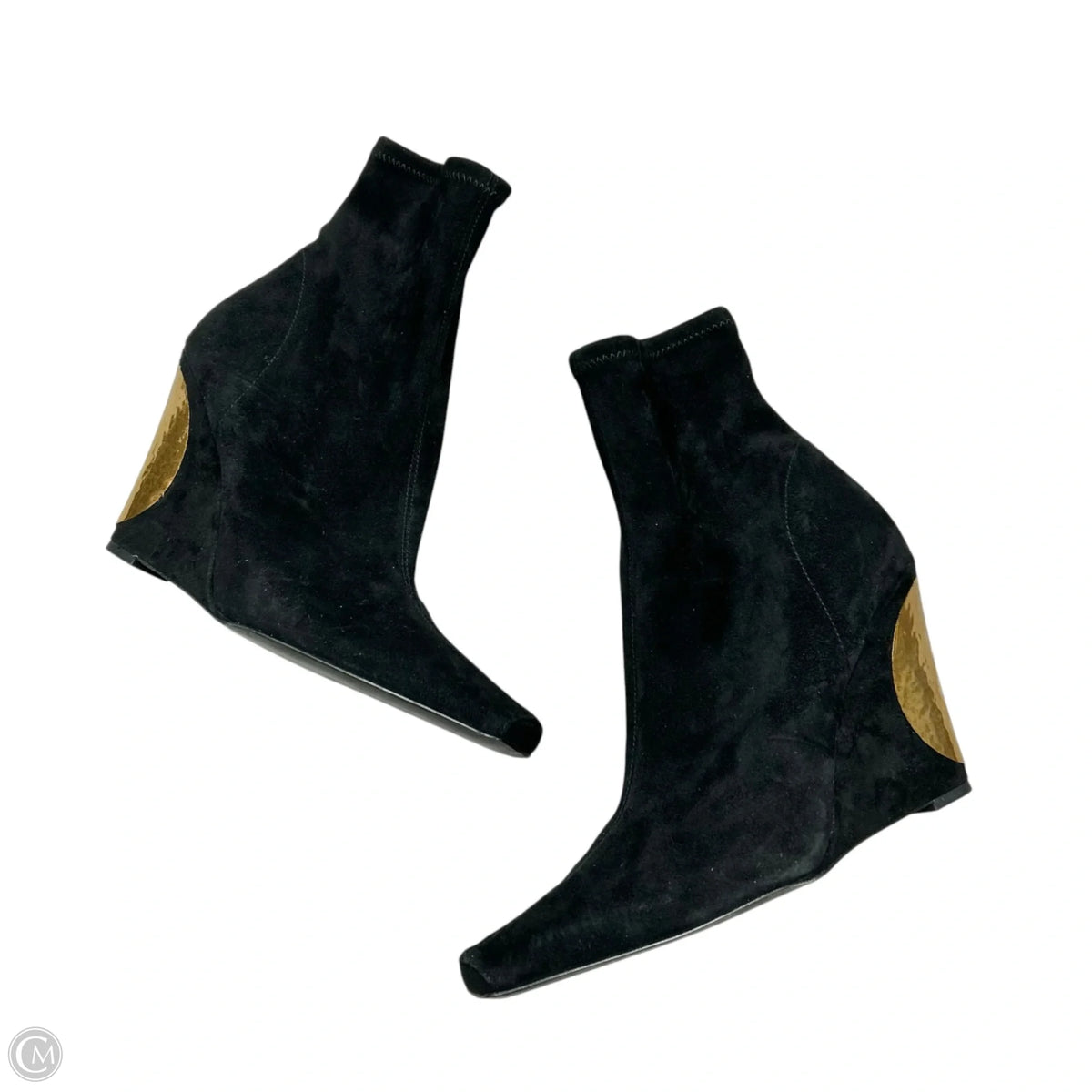 Boots Designer By Tory Burch In Black, Size: 9.5