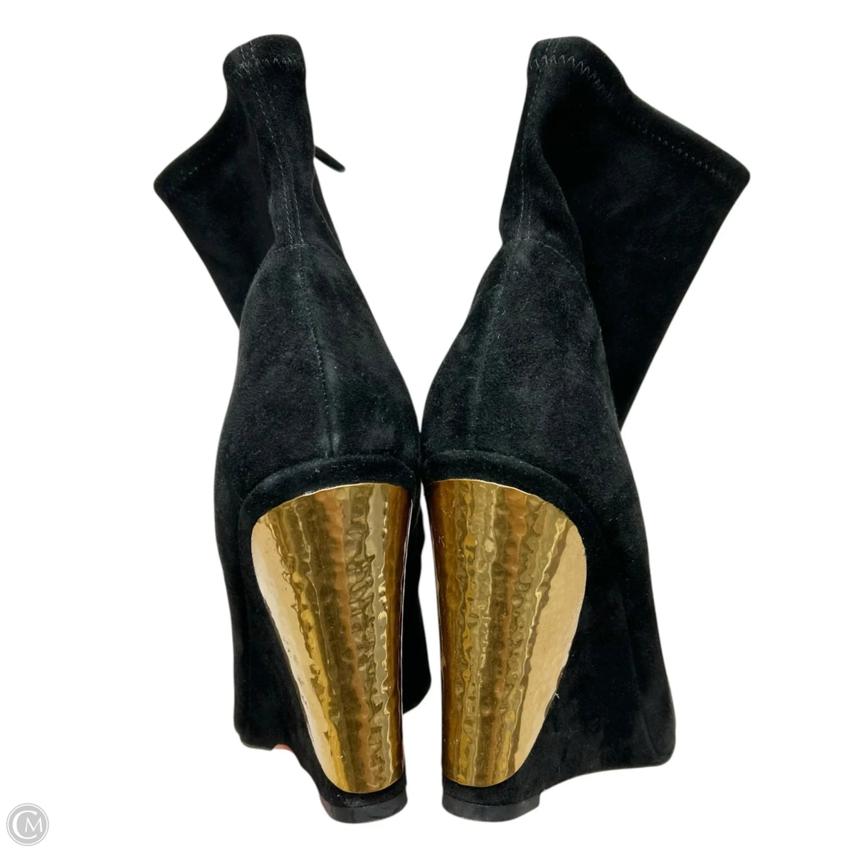 Boots Designer By Tory Burch In Black, Size: 9.5