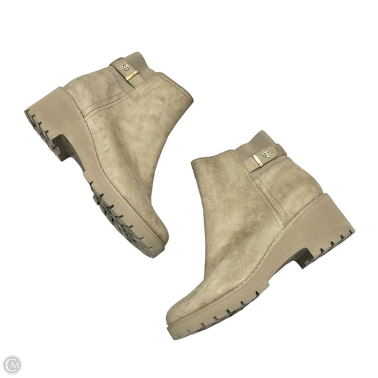 Boots Ankle Heels By Giani Bernini In Tan, Size: 9.5
