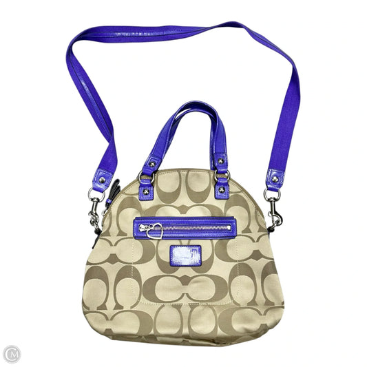Handbag Designer By Coach, Size: Medium