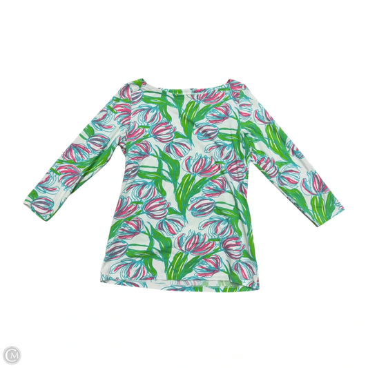 Top Long Sleeve Designer By Lilly Pulitzer In Multi-colored, Size: M