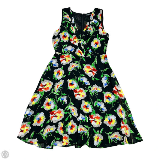 Dress Party Midi By Lauren By Ralph Lauren In Multi-colored, Size: Xl