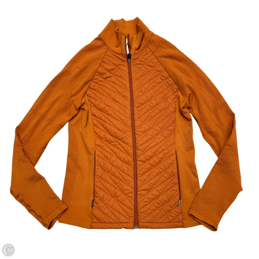 Athletic Jacket By Athleta In Orange, Size: M