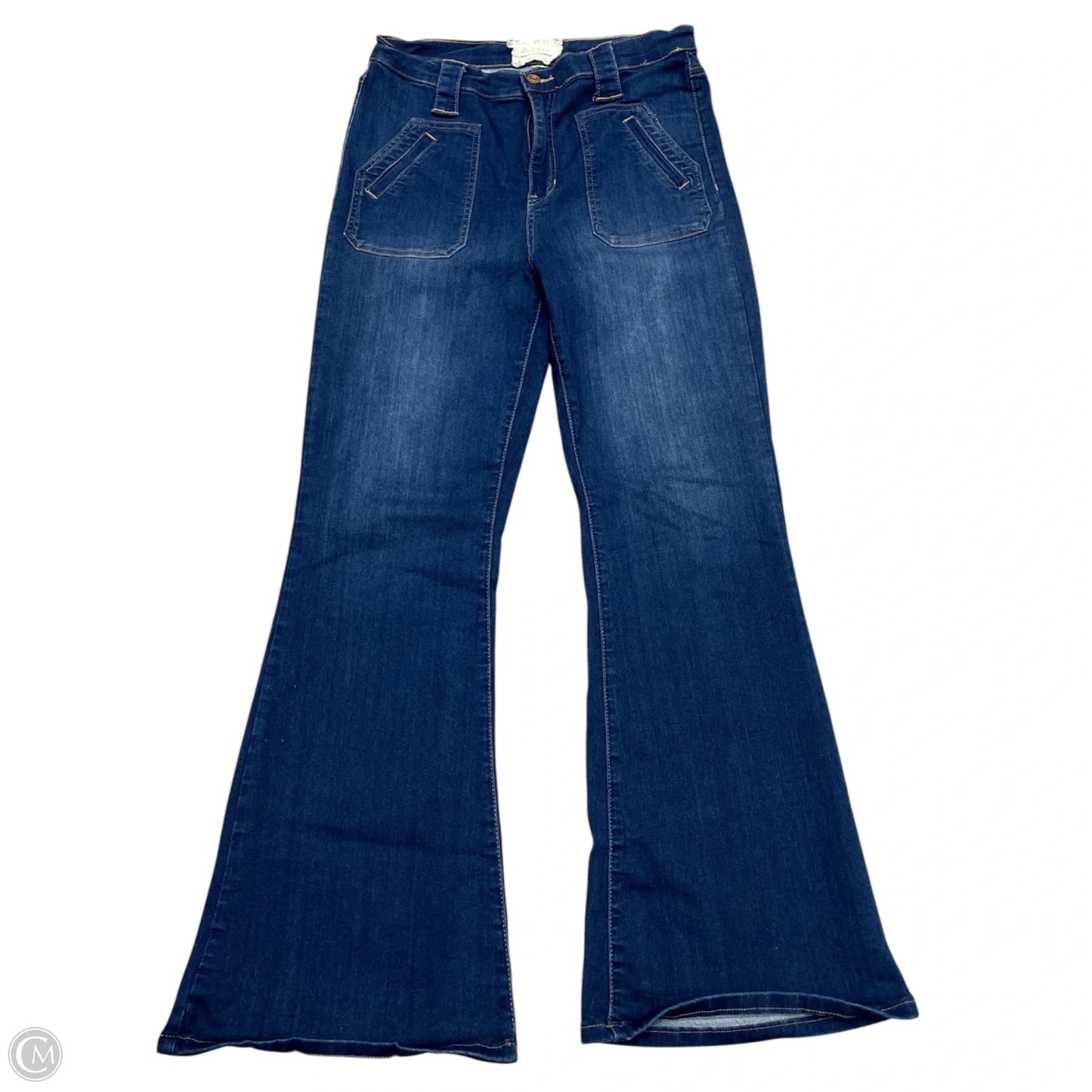 Jeans Wide Leg By Altard State In Blue Denim, Size: 10