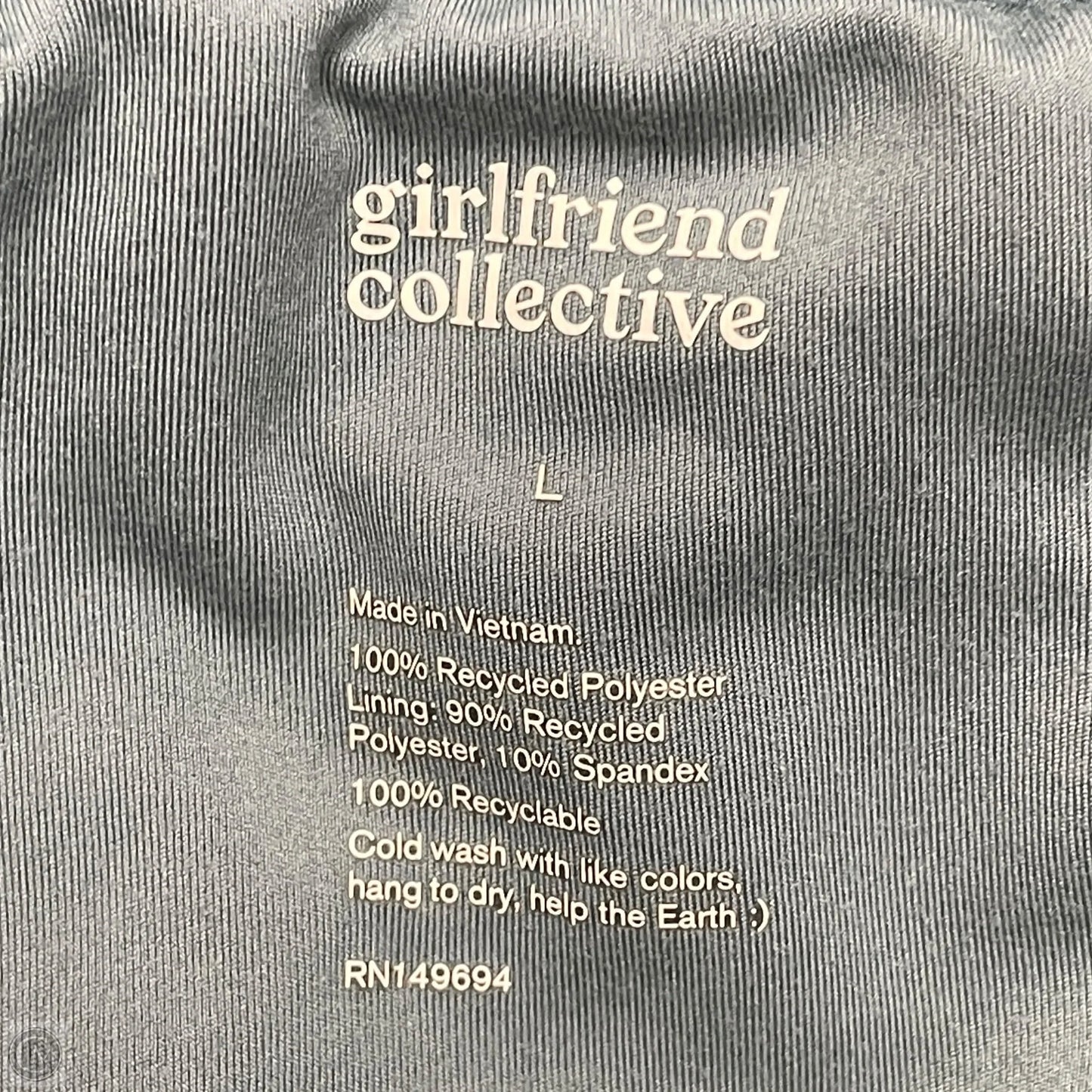 Athletic Shorts By Girlfriend Collective In Blue, Size: L