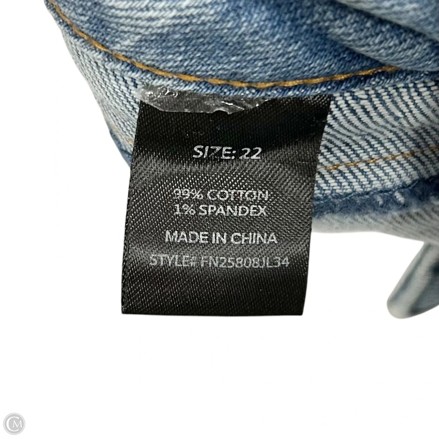Jeans Boot Cut By Fashion Nova In Blue Denim, Size: 22