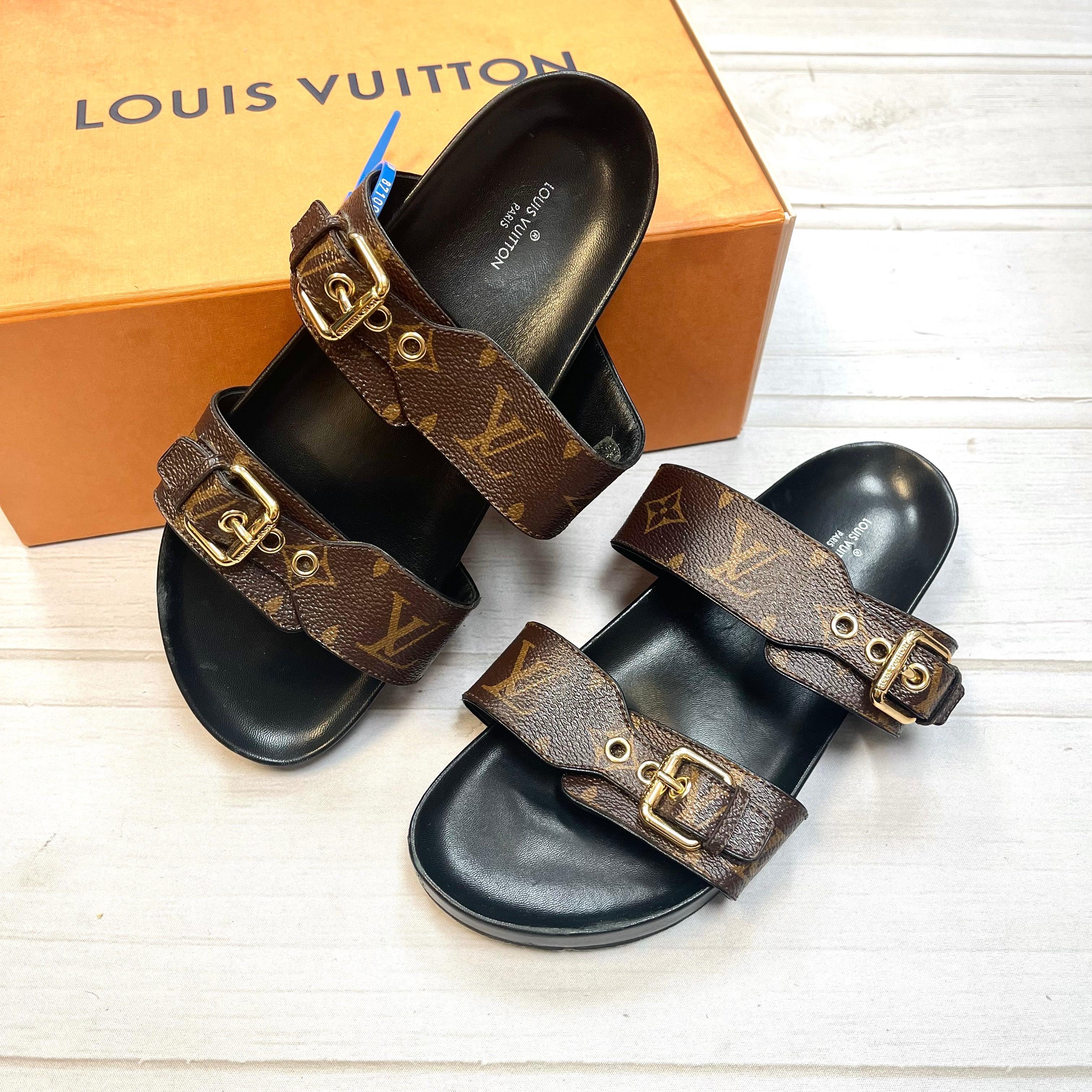 Louis Vuitton - Bom Dia Flat Mule on Designer Wardrobe