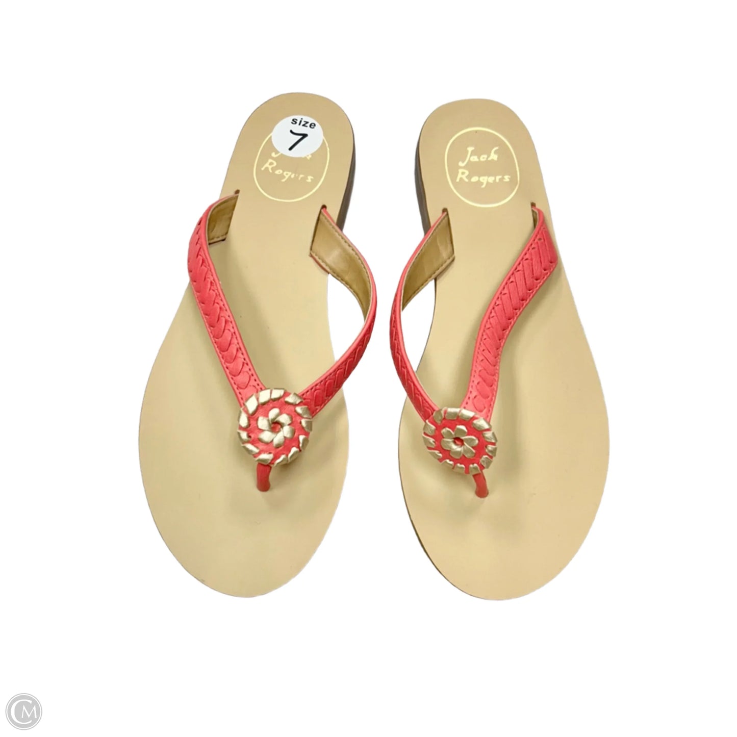 Sandals Flip Flops By Jack Rogers In Pink, Size: 7