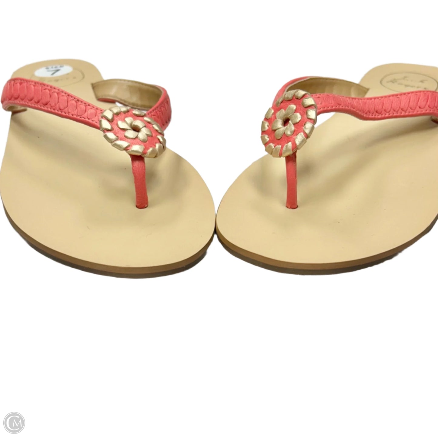 Sandals Flip Flops By Jack Rogers In Pink, Size: 7