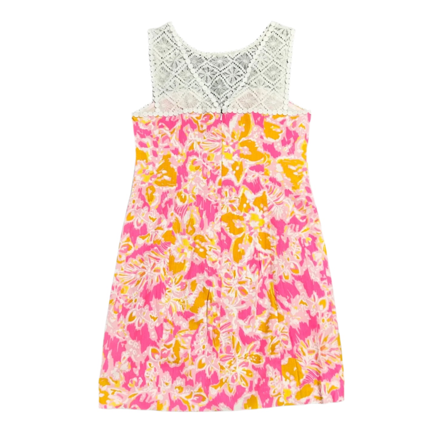 Dress Designer By Lilly Pulitzer In White Pink, Size: S