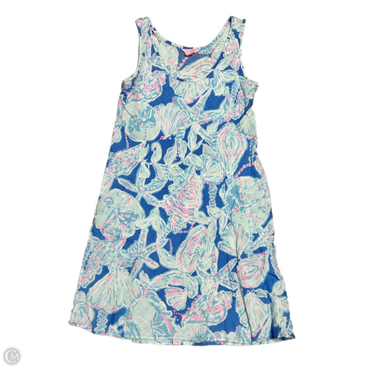 Dress Designer By Lilly Pulitzer In Blue & Pink, Size: Xs