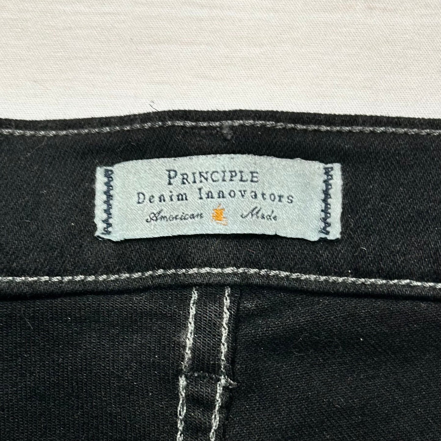 Black Denim Jeans Skinny By Principle Denim Innovators, Size: 0