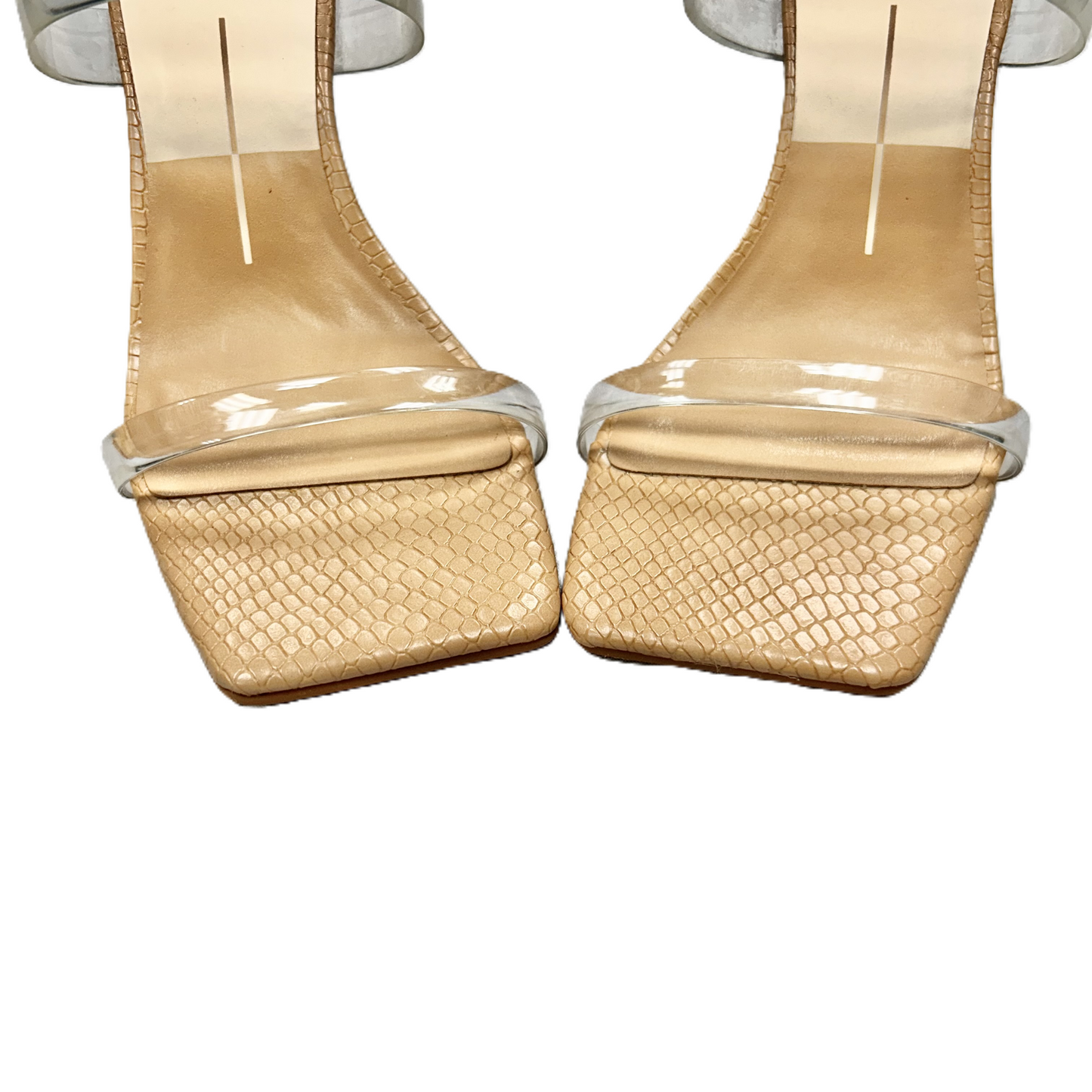 Clear Sandals Heels Block By Dolce Vita, Size: 6.5