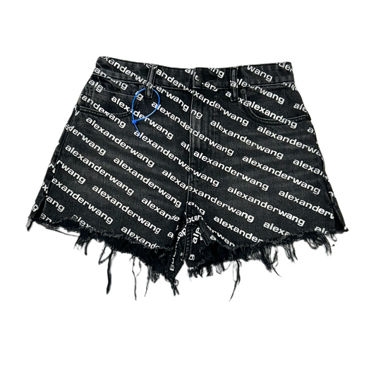 Shorts Luxury Designer By Alexander Wang In Black & White, Size: 2