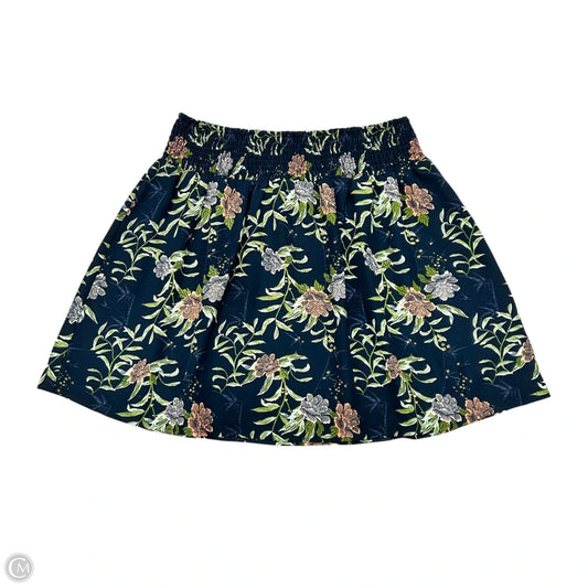 Skirt Mini & Short By Another Label In Floral Print, Size: S