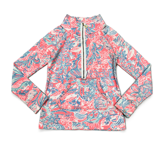 Sweatshirt Designer By Lilly Pulitzer In Blue & Pink, Size: Xxs