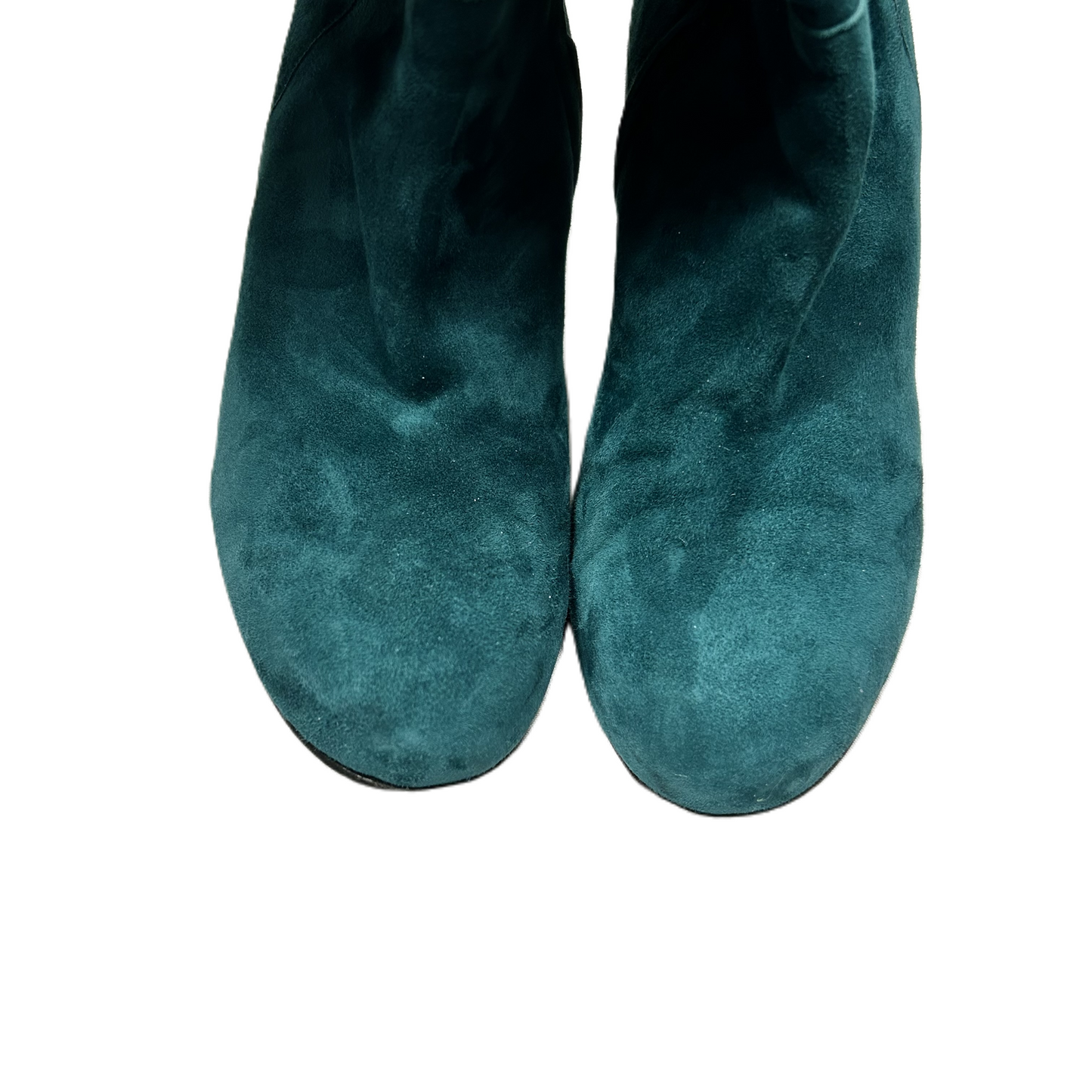 Boots Knee Heels By Lenora In Teal, Size: 5.5