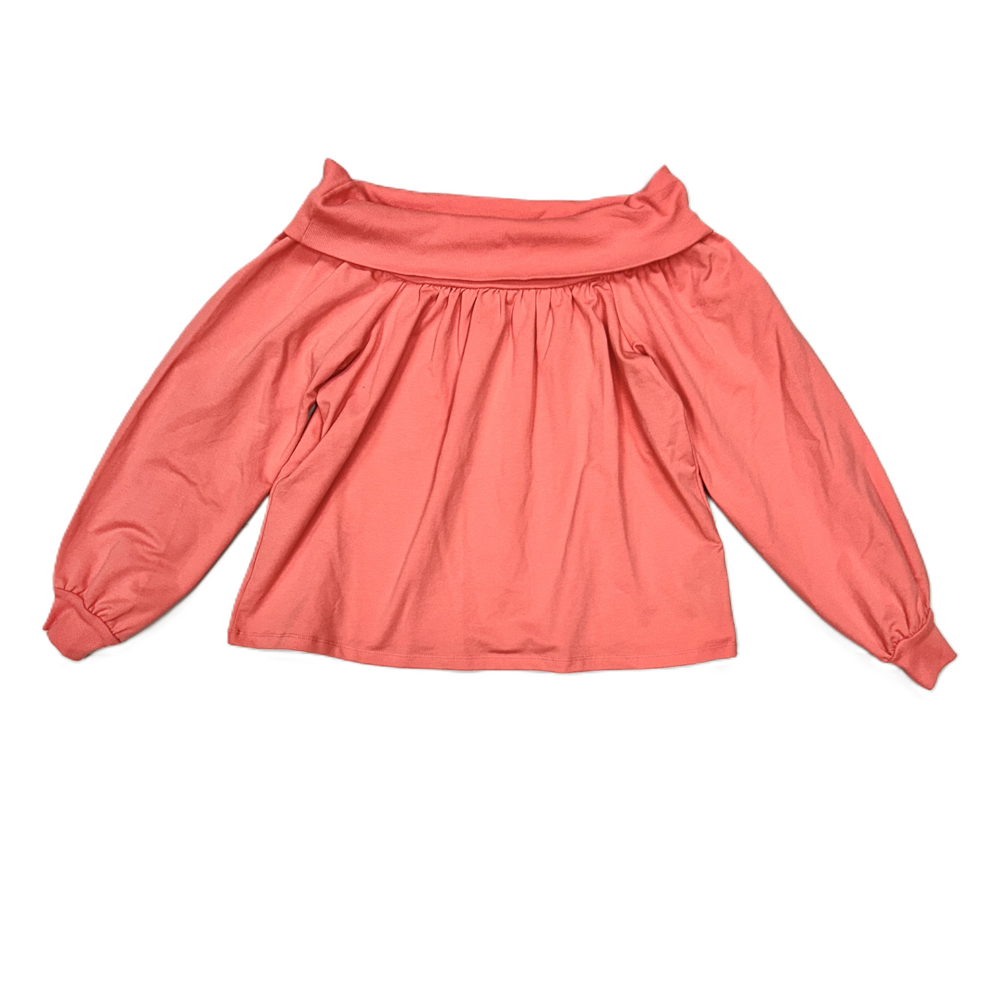 Top Long Sleeve By Maeve In Coral, Size: L