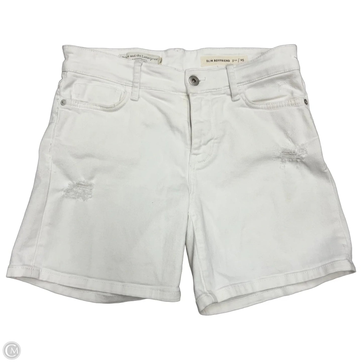 Shorts By Pilcro In White Denim, Size: 2
