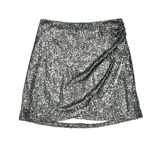 Skirt Mini & Short By Loft In Silver, Size: 6