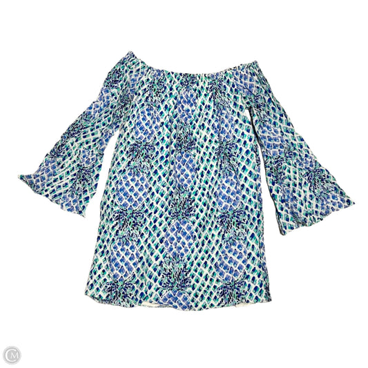 Dress Designer By Lilly Pulitzer In Blue & White, Size: S