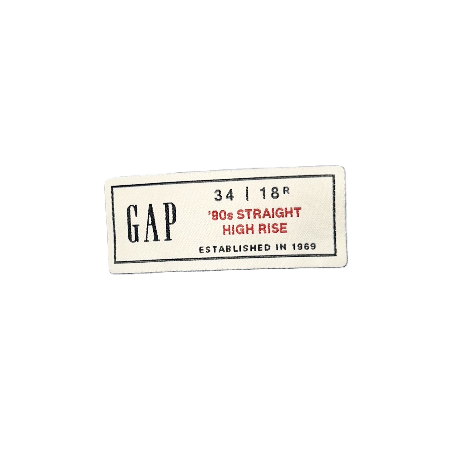 Jeans Straight By Gap In Blue Denim, Size: 18