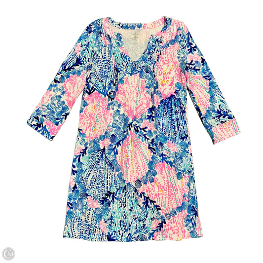 Dress Designer By Lilly Pulitzer In Blue & Pink, Size: Xs