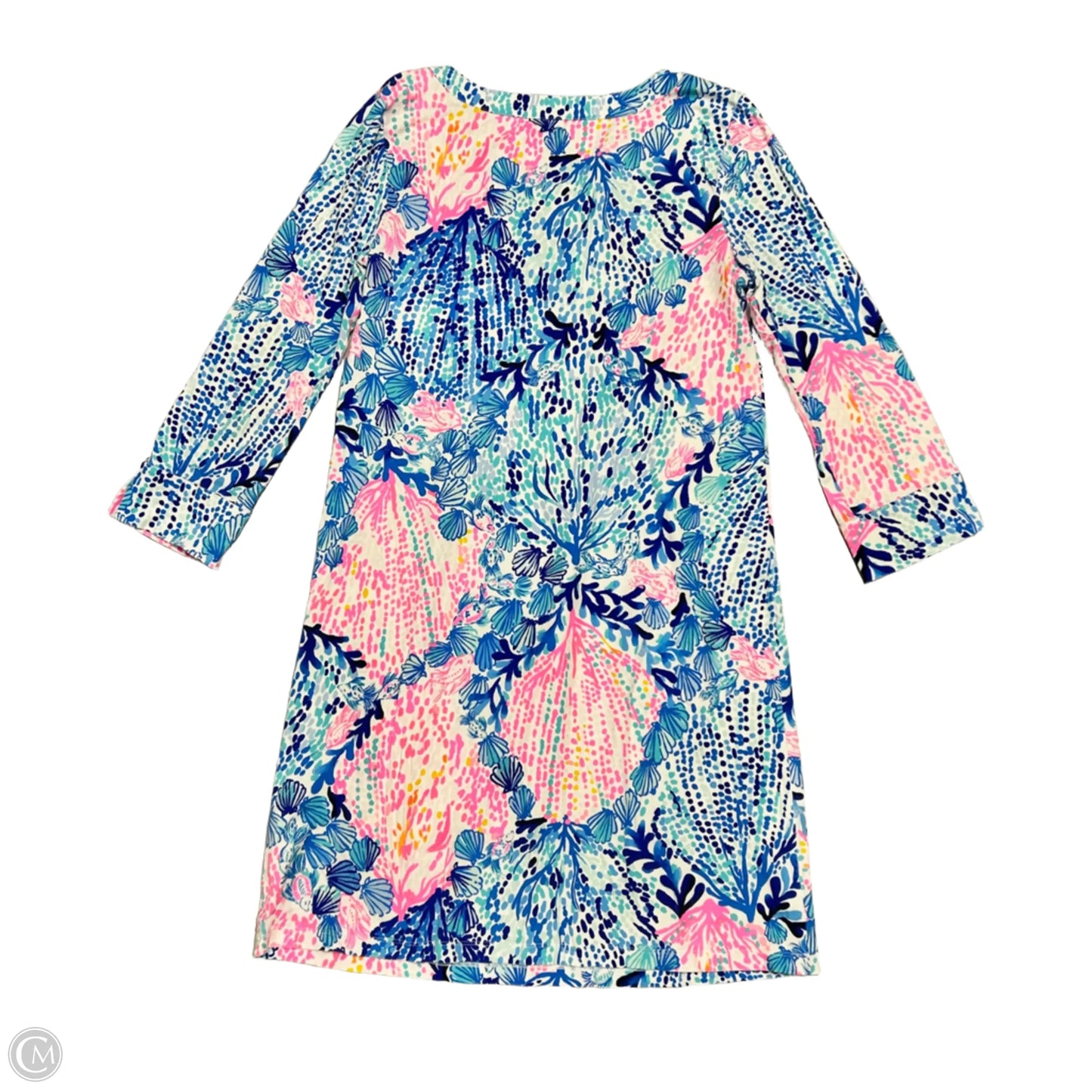 Dress Designer By Lilly Pulitzer In Blue & Pink, Size: Xs