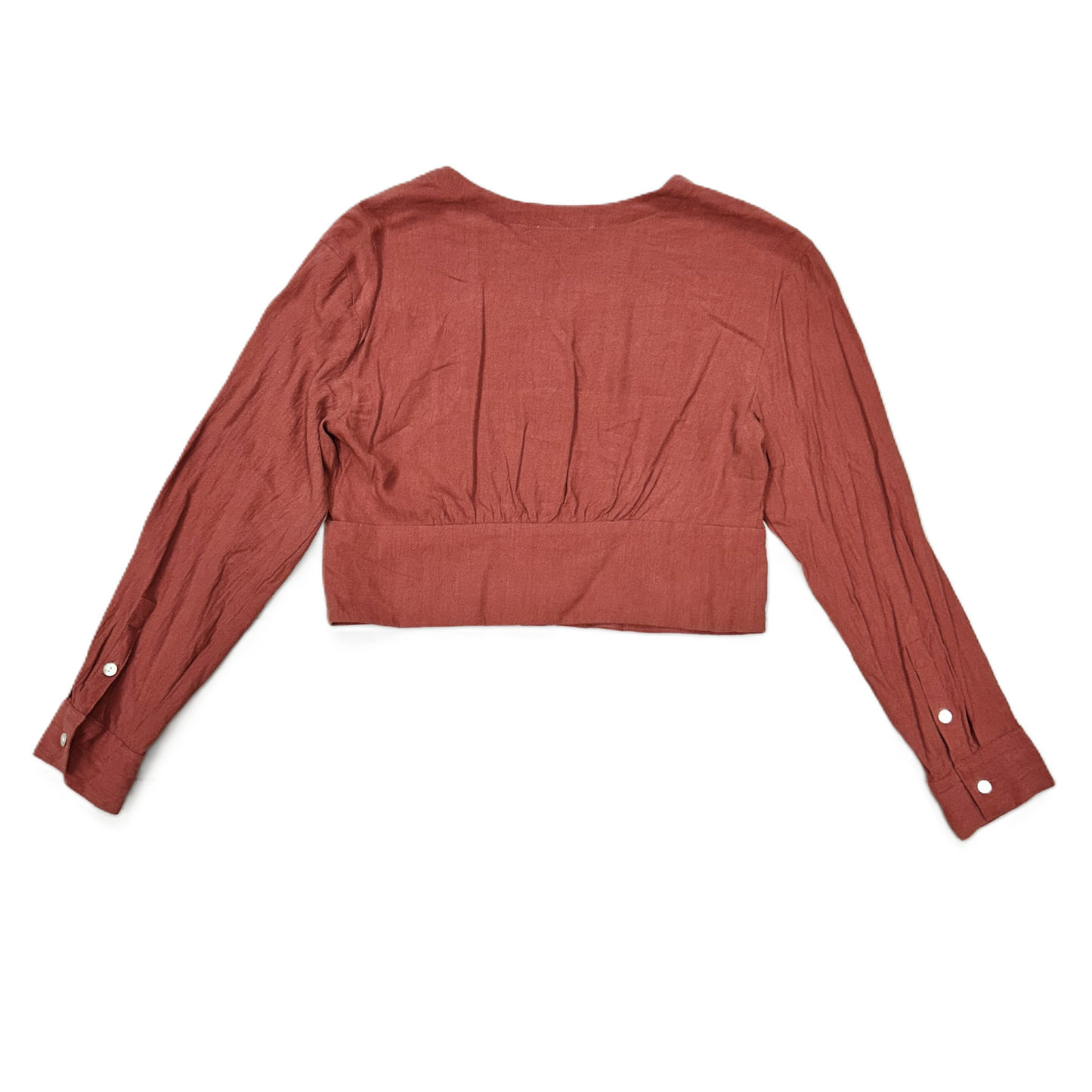 Top Long Sleeve By Madewell In Mauve, Size: M