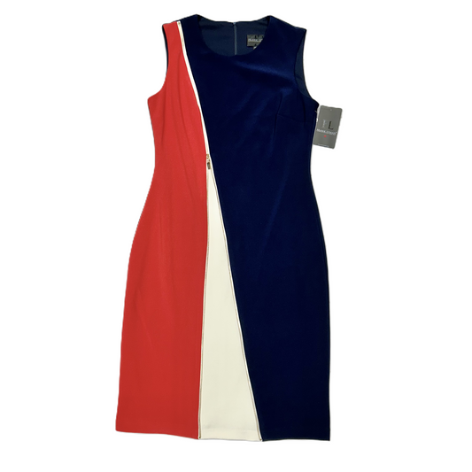 Dress Work By Frank Lyman In Blue Red & White, Size: S