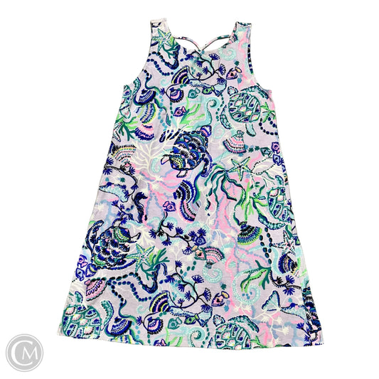 Dress Designer By Lilly Pulitzer In Blue & Purple, Size: S