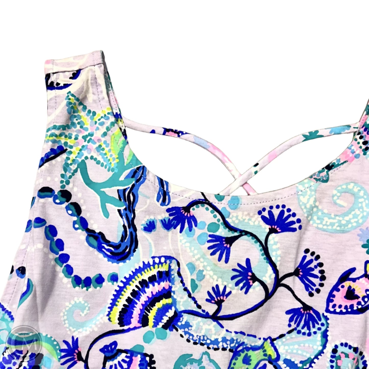 Dress Designer By Lilly Pulitzer In Blue & Purple, Size: S