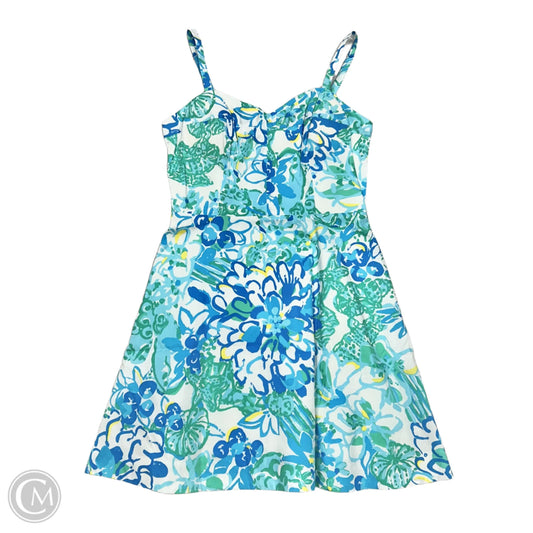 Dress Designer By Lilly Pulitzer In Blue & White, Size: S