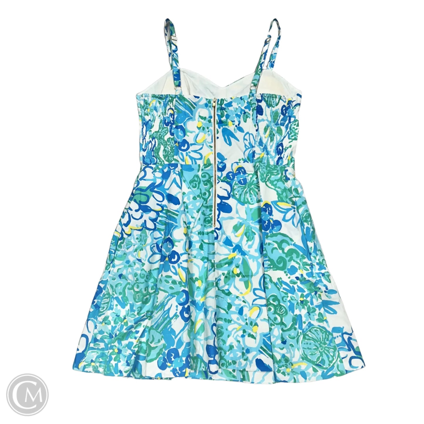 Dress Designer By Lilly Pulitzer In Blue & White, Size: S