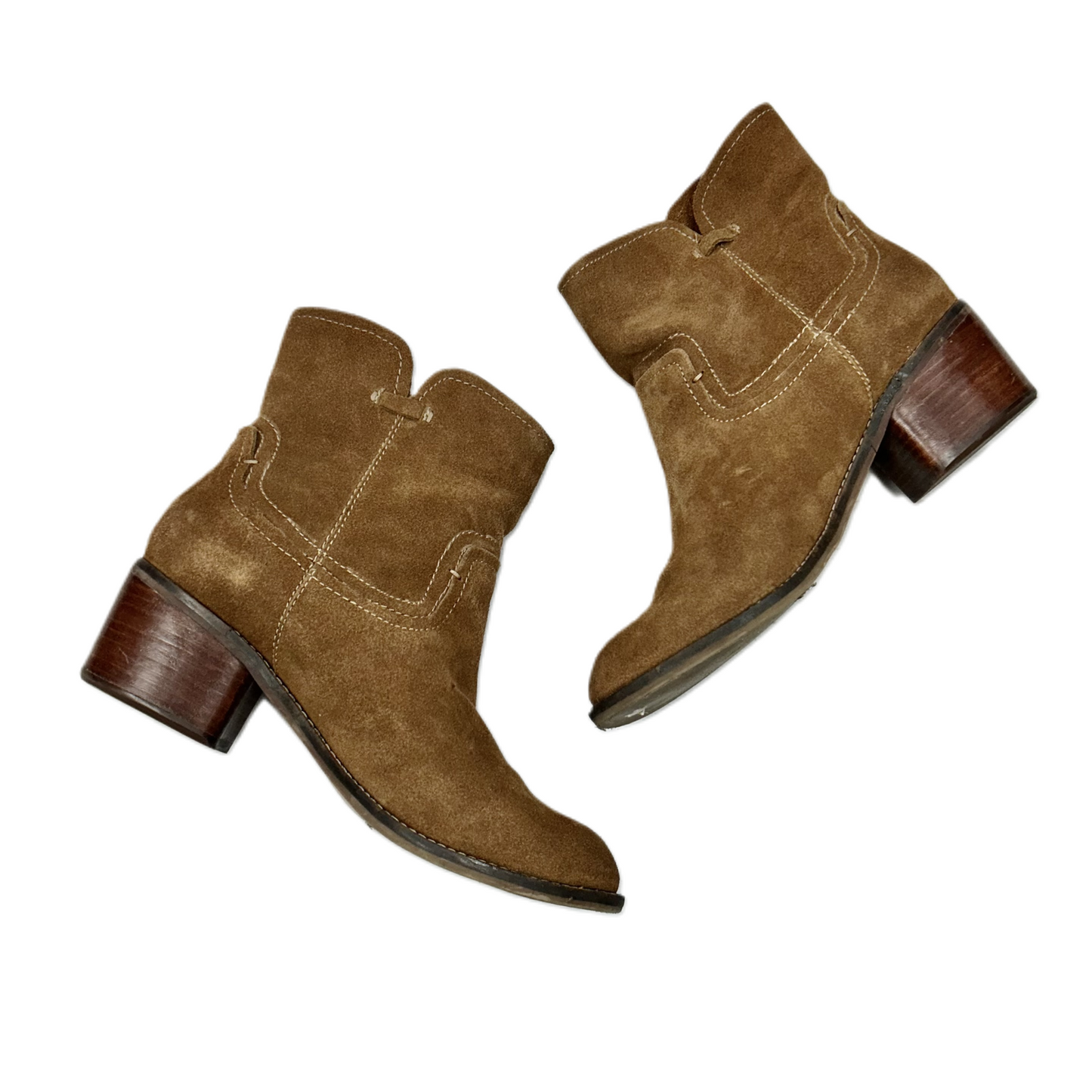 Boots Ankle Heels By Dolce Vita In Brown, Size: 9.5