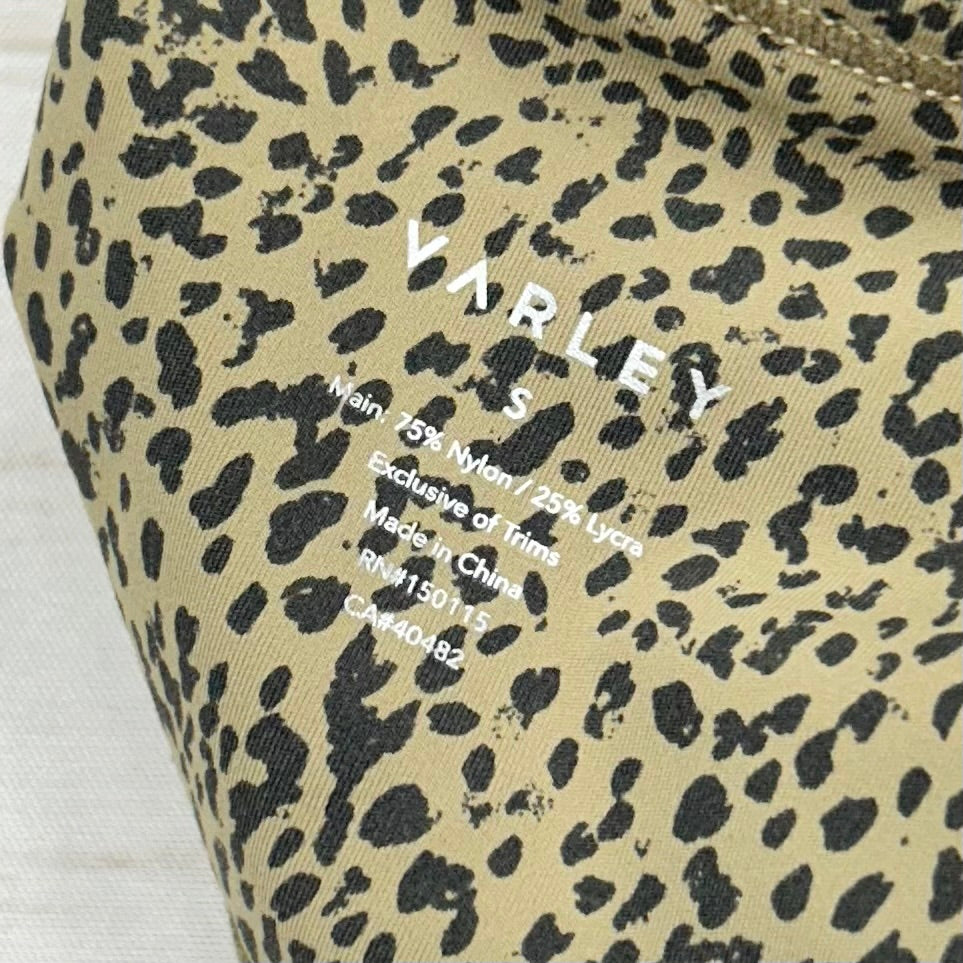 Athletic Leggings By Varley In Leopard Print, Size: S