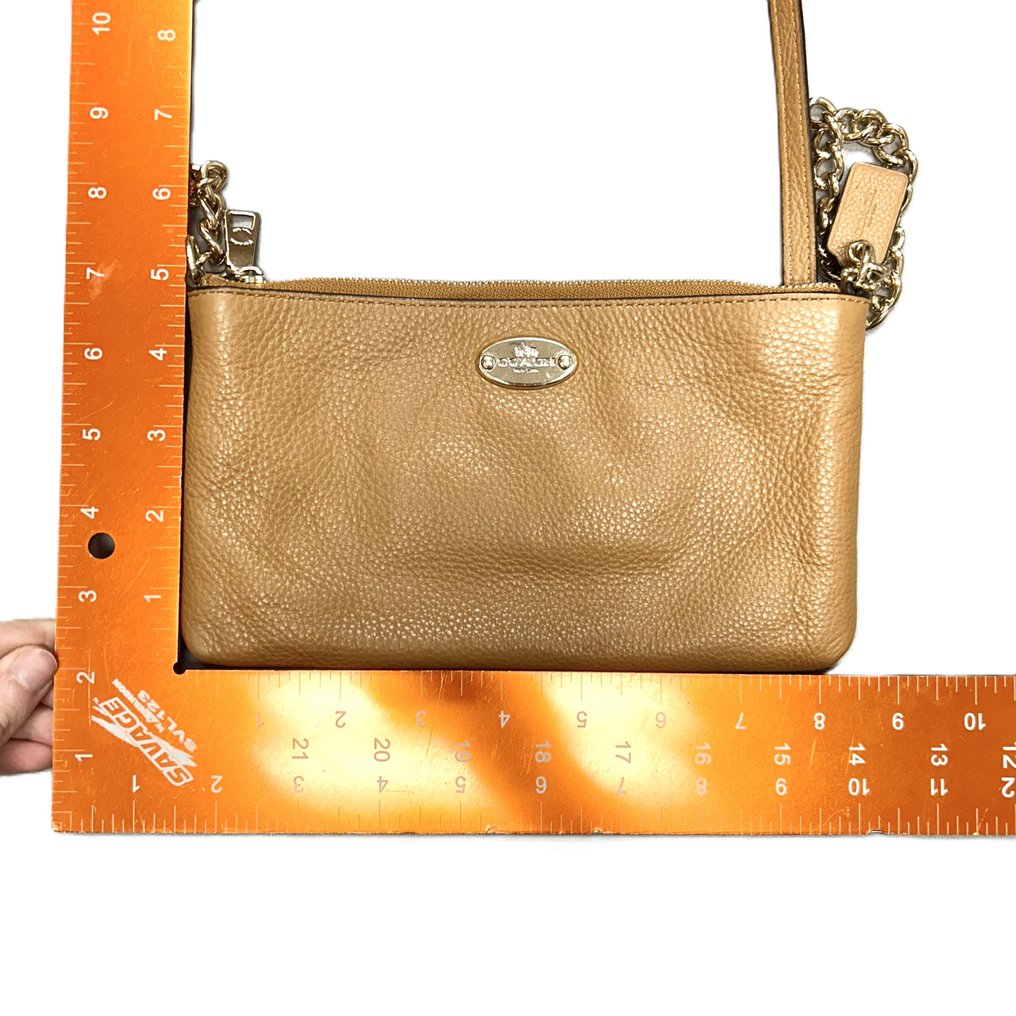 Crossbody Designer By Coach, Size: Small