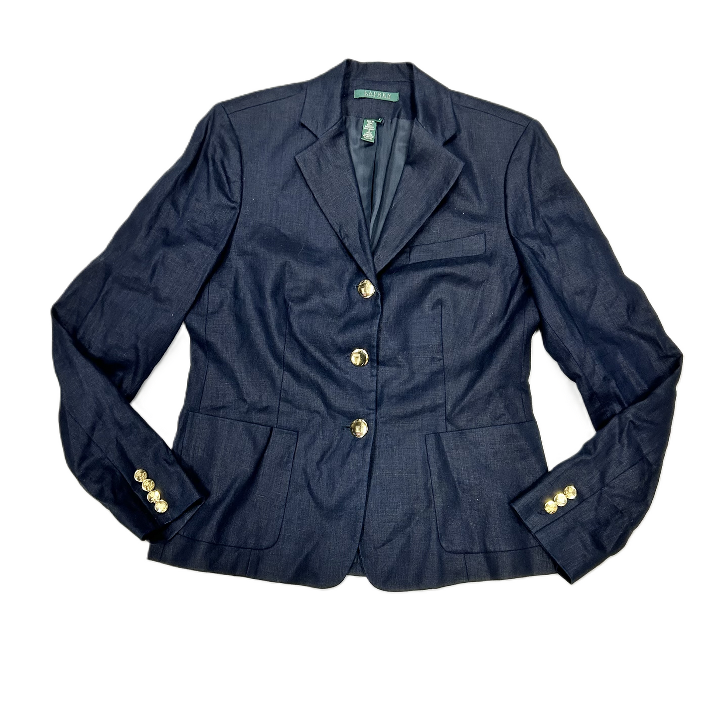 Blazer By Lauren By Ralph Lauren In Navy, Size: S